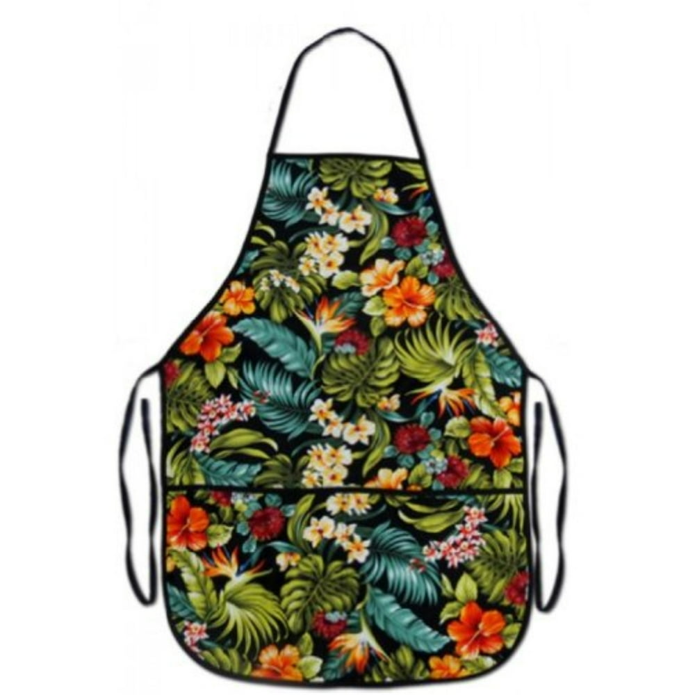 Hawaiian Fabric Apron Tropical Isle