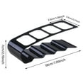 thumbnail image 2 of Plastic TV Remote Control Holder with 4 Compartments - Stylish and Practical Media Accessory, 2 of 5