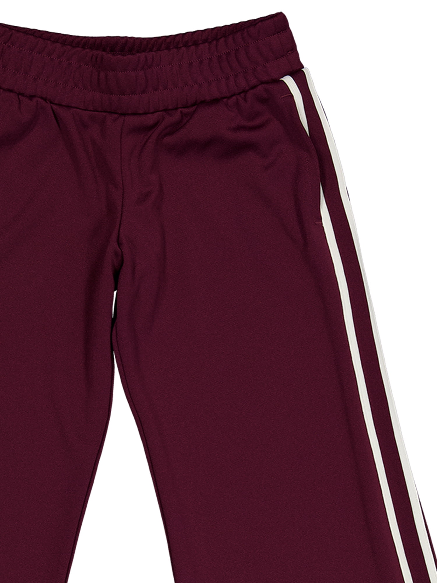 Weekend Academy Girls Wide Leg Track Pants with Side Stripes, Sizes 4-18