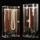 thumbnail image 4 of Soporte acrílico para collares con 24 ganchos, organizador de collares transparente, soporte de almacenamiento de joyas con rotación a prueba de polvo, estuche de exposición, 4 of 7