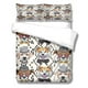 thumbnail image 1 of Juego de edredón con temática de perro, fundas de edredón, fundas de almohada, juegos de cama con estampado de dibujos animados para dormitorio L LYSHDW2109250004, 3 piezas seitruly HA012372-07, 1 of 6
