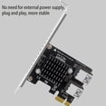 thumbnail image 4 of Pci Express Multiplier Riser tarjeta 1x a 1x1 a 4 tarjeta de adaptador de tarjeta gráfica Feliz Sencillez, 4 of 5