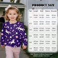 thumbnail image 6 of Yuyamidu Space Horse Sweatshirt for Girls 4T 5T Purple Ruffle Long Sleeve Top Y2K Graphic Crewneck Sweatshirts Soft Lightweight Workout Pullover Everyday Clothes, 6 of 8