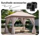 thumbnail image 3 of AURARMLET Soporte Universal Para Marco De Toldo Negro Ideal Para Protección En Exteriores, 3 of 6