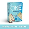 One Protein Bar, Birthday Cake, 20g Protein, 4 Count