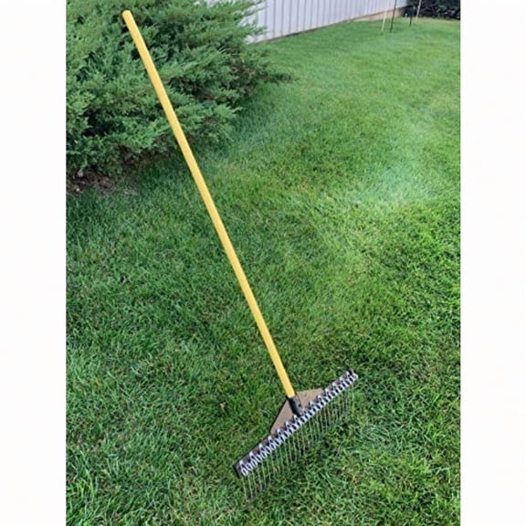 Standard Golf Garden Landscape Rake 21 Head Garden Debris Rake Elevate Your Outdoor Spaces with Precision and Efficiency Ideal for Lawn and Garden Maintenance