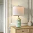 thumbnail image 5 of Oneach 20.5" Modern Table Lamp Set of 2 for Living Room Bedroom Light Green Ceramic Bedside Nightstands Lamps, 5 of 10