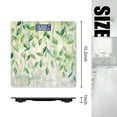 thumbnail image 2 of High Precision Body Weight Scale Smart Bathroom Scales with Large LCD Display(400lbs),Decorative for Bedroom-Soft Watercolor Painting Of Hanging Green Leaves On Delicate Vines, 2 of 4
