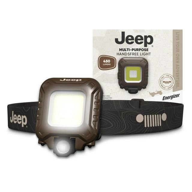 Luz LED Energizer Jeep recargable de 450 lúmenes con clip