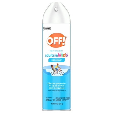OFF! Insect Repellent Aerosol for Adults & Kids, Fragrance-Free Bug Spray for Everyday Protection from Mosquitoes, 9.0 oz