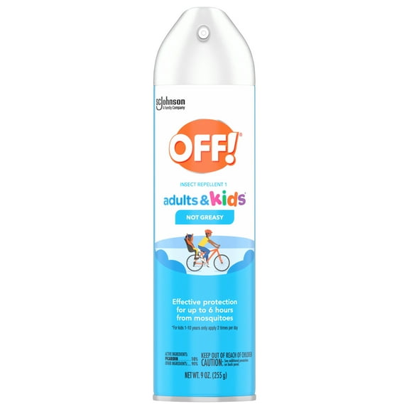 OFF! Insect Repellent Aerosol for Adults & Kids, Fragrance-Free Bug Spray for Everyday Protection from Mosquitoes, 9.0 oz