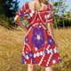 thumbnail image 5 of Vestido de manga corta de carreras de caballos, vestidos de fiesta, vestido de verano para mujer 2025., 5 of 7