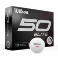 thumbnail image 1 of Pelotas de golf Wilson Fifty Elite, paquete de 12, color blanco, 1 of 1
