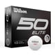thumbnail image 1 of Pelotas de golf Wilson Fifty Elite, paquete de 12, color blanco, 1 of 1