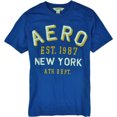 thumbnail image 1 of Aeropostale Hombres Aero Est. Camiseta gráfica de 1987, azul, mediana, 1 of 1