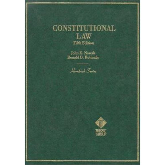 Pre-Owned Constitutional Law (HORNBOOK SERIES STUDENT EDITION) (Hardcover) 0314061754 9780314061751