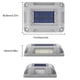 thumbnail image 2 of Camino de luz con energía Solar, lámpara rectangular, cerca de césped de paisaje, herramienta de iluminación impermeable para exteriores, Iluminación y accesorios  1 pieza. Color único azul Advancent HA072737-02, 2 of 6