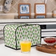 thumbnail image 5 of KLL Christmas Trees Print 2 Slice Toaster Dust Covers Kitchen Small Appliance Cover with 2 Pockets,Can hold Jam Spreader Knife & Toaster Tongs (11.4 x 7.9 x 7.5), 5 of 6