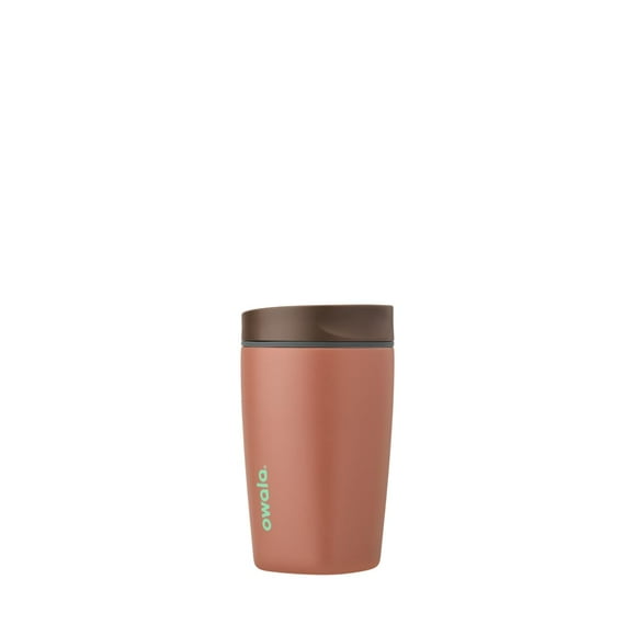 Vaso de café Owala SmoothSip Slider con aislamiento de 360 ml, color gris