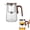 800ml, variant on Enchanti Tea Pot, Enchantipot Magic Tea Pot, Glass Teapot with Infuser, Magnetic Water Separation, Easy Press Brewing for Loose Leaf, Herbal & Floral Teas, Tea at the Touch of a Button