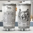 thumbnail image 1 of Athenstics Advice From A Horse Tumbler Mug With Lid 20oz Sunflower And Horse Girl Gifts Jewelry Style Insulated Coffee Cups With Motivational Sayings Stainless Steel Tumblers Cups, 1 of 6
