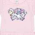 thumbnail image 3 of Inktastic Fluffy Sheep Family Girls Toddler Dress, 3 of 4