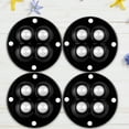 thumbnail image 3 of 4 Ruedas Mini Sin Ruido Pequeñas Autoadhesivas (cuentas Acero) Color, 3 of 9