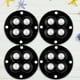 thumbnail image 5 of Mini ruedas giratorias con cuentas de acero Sin ruido Ruedas pequeñas autoadhesivas ( ) Negro 4 piezas, 5 of 5