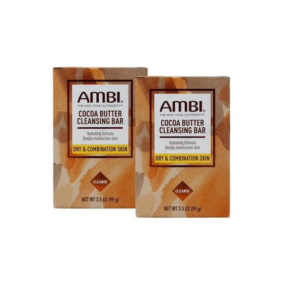 Ambi Cocoa Butter Cleansing Bar 3.5 oz (Pack of 2)
