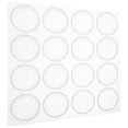 thumbnail image 4 of HOOWIFFY White Non-Stick Silicone Resin Checker Pieces Mold Set for Crafts, Recyclable Easy Casting Mold for Projects, 4 of 7