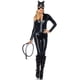 thumbnail image 3 of Traje de cuero de chica gato uniforme para bailarina de club, traje de actuación de talla grande, 3 of 4