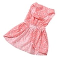 thumbnail image 2 of Vestido para Perro Cuello Redondo Sin Mangas Suave Ligero Elegante Vestido para Cachorro con Estilo para Fiesta Diaria Sesión De Fotos Rosa S, 2 of 5