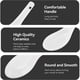 thumbnail image 3 of Delicias asiáticas: cucharas de sopa de cerámica blanca, porcelana resistente fabricada para resistir el calor, diseño ergonómico con gancho para cuchara que garantiza un agarre antideslizante, para, 3 of 5