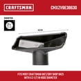 thumbnail image 3 of Boquilla utilitaria Shop Vacuum Attachment CRAFTSMAN CMXZVBE38630, 3 of 7