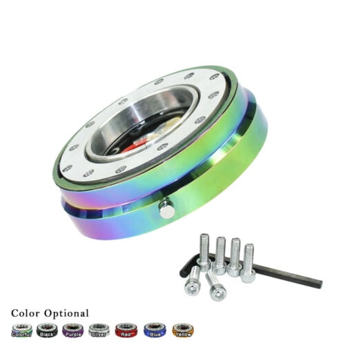 Universal Car Steering Wheel Quick Release Hub Racing Adapter Snap Off Boss Kit