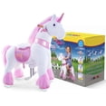 thumbnail image 4 of PonyCycle Ride-On Unicorn Toy for Girls, with Sound, No Battery, Ages 4-7, Pink, Ux402, 4 of 12