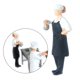 thumbnail image 2 of Cocinero Chef figuras personas modelo ferrocarril diseño figuras miniatura Chef negro 2 Zulema Figuras de muñecas en miniatura, 2 of 8
