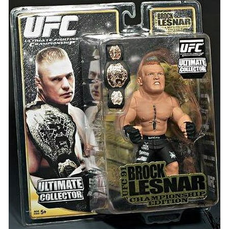 Round 5 UFC Ultimate Collector Series 4 CHAMPIONSHIP EDITION Action Figure Brock Lesnar with Belt! UFC 91 By Round 5 Ultimate Fighting Championship Toys From