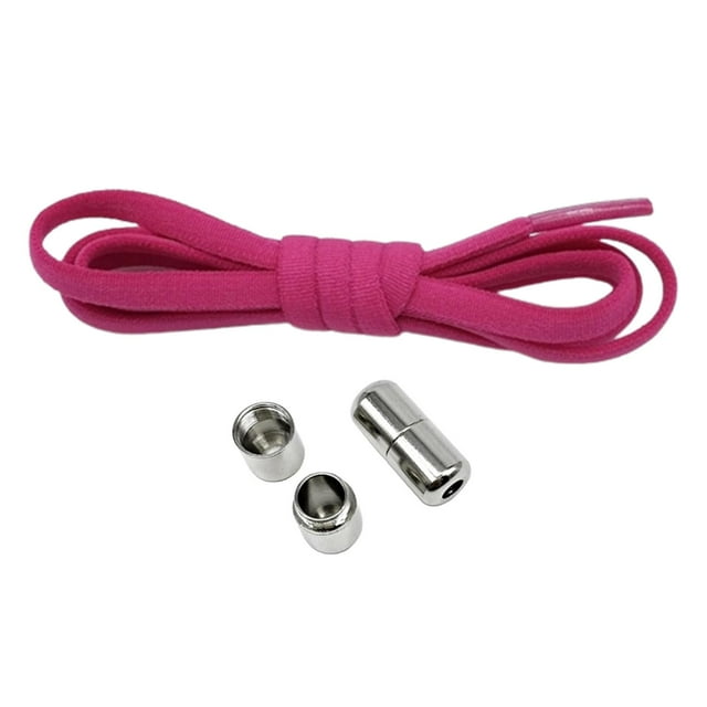 Cordones elásticos sin atar, cordones de zapatos sin cordones, hebilla de semicírculo, cordones de zapatos sin cordones, cordones de zapatos perezosos Sunnimix Sin atar cordones