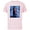 Soft Pink, variant on Disney Wish Asha Character Poster Image and Movie Logo - Short Sleeve Cotton T-Shirt for Adults - Customized-White
