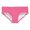 Pink1, variant on Krdevn Girls Solid Color Triangle Stitched Trim Swim Briefs Kids Bikini Bottoms Color:Purple,Size:4-5 Years