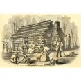 thumbnail image 2 of A Western Missouri Pioneer Homestead In 1820 When It Was The Edge Of The Settled Frontier. 1867 Book Illustration. 7, 2 of 2