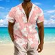 thumbnail image 2 of Camisa Hawaiana para Hombres Imprimir Manga Corta Tropical Casual Camisa de Playa, Divertido Floral Solapa Superior, 2 of 9