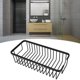 thumbnail image 4 of Wall Storage Rack, 15lb Load Bearing Rust Proof Space Aluminum Hanging Storage Basket for Beauty Salon for Door ANGGREK Otros, 4 of 8
