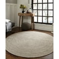 thumbnail image 6 of BNM Indoor/ Outdoor Multihued Rug, 6' Round, Slate- White, 6 of 6