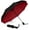 Black Red, variant on Repel Umbrella – Windproof Travel Umbrella Compact, UV Protection, Double-Vented Canopy, Portable
