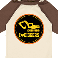 thumbnail image 4 of Inktastic Digger Construction Truck boys Boys Long Sleeve Baby Bodysuit, 4 of 5