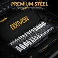 thumbnail image 2 of LEXIVON Master HEX Bit Socket Set, Premium S2 Alloy Steel | Complete 32-Piece, SAE and Metric Set | Enhanced Storage Case (LX-144), 2 of 7