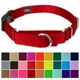 thumbnail image 2 of Country Brook Petz® Red Durable Nylon Martingale with Deluxe Buckle - Made in the USA, Extra Small, 2 of 7