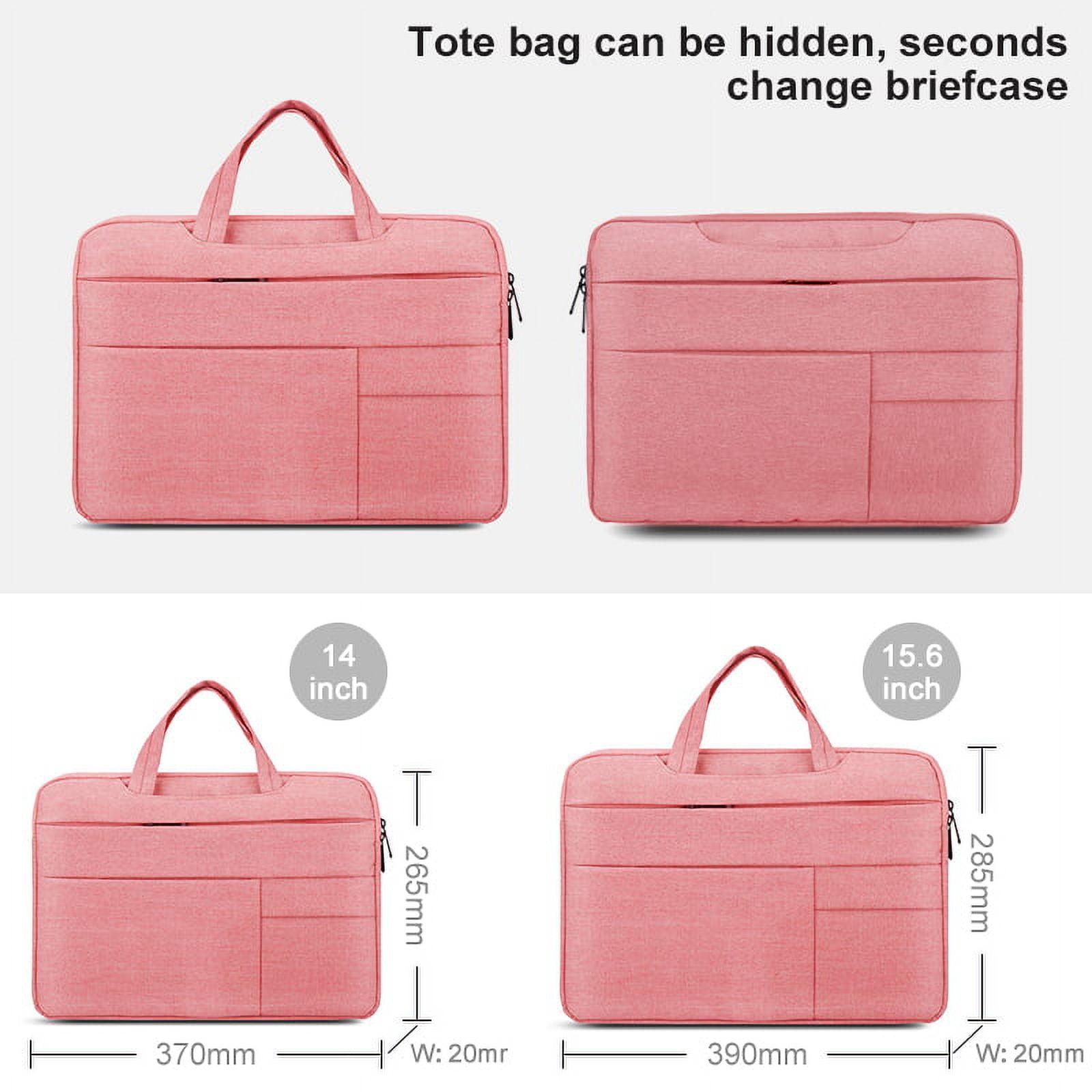 Dsseng Laptop Bag 14 Inch Briefcase Shoulder Bag Water Repellent Laptop Bag Satchel Tablet Bussiness Carrying Handbag Laptop Sleeve for Women and Men